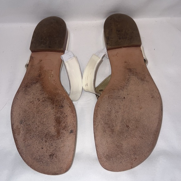 White Versace sandals with chain strap with dust bag - Picture 5 of 5